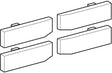 Geberit Deckkappe für Scharnier links und rechts – 4 Stück Set