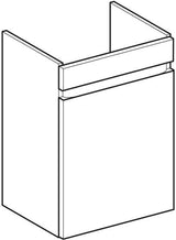 GEBERIT Renova Plan Unterschrank für Handwaschbecken, 1 Tür, Nussbaum hickory hell, 38,4 cm