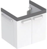 Geberit Renova Comfort Waschtischunterschrank 65 cm, 2 Türen, weiß matt, wandhängend
