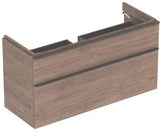 Geberit Smyle Unterschrank für Waschtisch eckig mit 2 Schubladen 118,4 cm sandgrau
