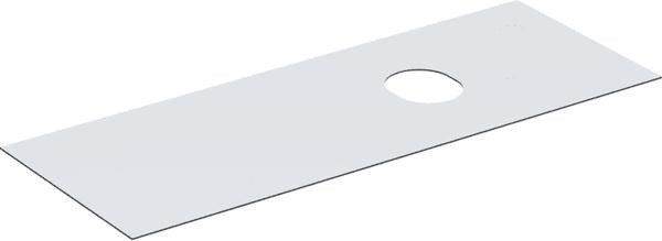 Geberit VariForm Abdeckplatte für Unterschrank 135 cm – Weiß, melaminbeschichtet