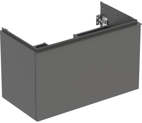 Geberit Acanto Waschtischunterschrank 90 cm, weiß hochglänzend, 1 Schublade + Innenschublade