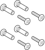 Geberit Befestigungsmaterial für Waschtischunterschrank und Seitenschrank – 6 Schrauben, 2 Platten, 6 Dübel