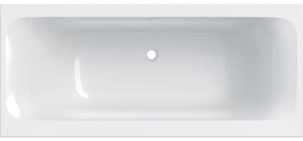 Geberit Tawa Duo Badewanne 170x75 cm weiß, rechteckig, schmaler Rand, 2-Sitzer