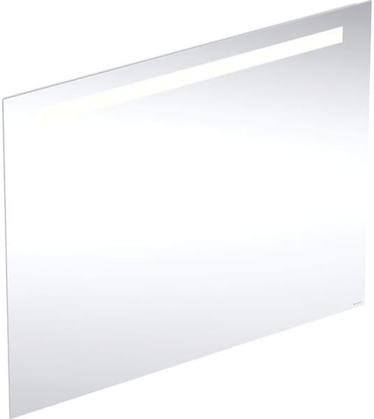Geberit Option Basic Lichtspiegel eckig 50x70cm mit LED-Beleuchtung oben, Aluminium eloxiert