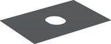 Geberit VariForm Abdeckplatte für Unterschrank mit Schublade, B=75 cm, weiß