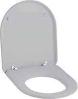 Geberit Mango WC-Sitz in Manhattan mit verchromten Scharnieren – Duroplast, rund
