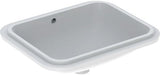 GEBERIT VariForm Unterbauwaschtisch 53x44 cm weiß KeraTect ohne Hahnloch