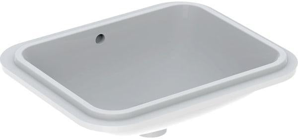 GEBERIT VariForm Unterbauwaschtisch 53x44 cm weiß KeraTect ohne Hahnloch