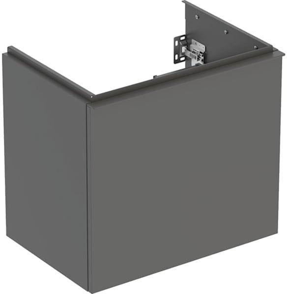 Geberit Acanto Waschtischunterschrank 60 cm – 1 Schublade, 1 Innenschublade, verkürzte Ausladung, weiß hochglänzend