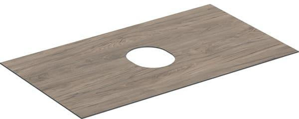 Geberit VariForm Abdeckplatte 90 cm für Unterschrank mit Schublade, weiß melaminbeschichtet