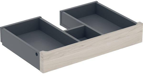 Geberit Renova Plan Innenschublade für Unterschrank MWT, 55 cm, hickory hell – mit Front