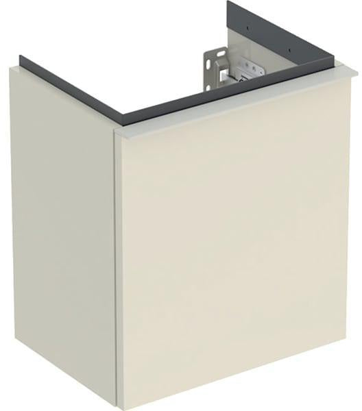 Geberit iCon Unterschrank für Handwaschbecken, 1 Tür rechts, 37 cm, weiß hochglänzend