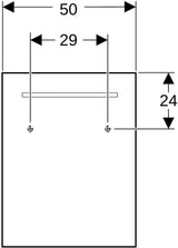 Geberit Renova Compact Lichtspiegel 40x80 cm mit LED-Beleuchtung und Schalter