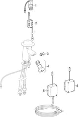 GEBERIT Bambini Waschtischarmatur Netzbetrieb mit Mischer, mehrfarbig – Kinderfreundliches Design