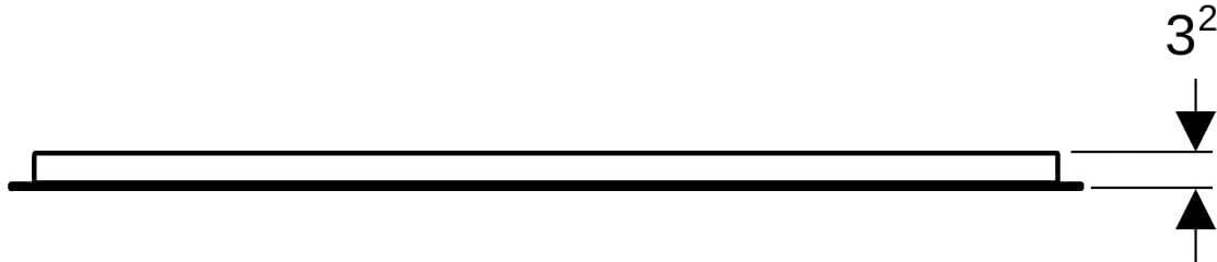 Geberit Option Basic Lichtspiegel eckig 50x70cm mit LED-Beleuchtung oben, Aluminium eloxiert