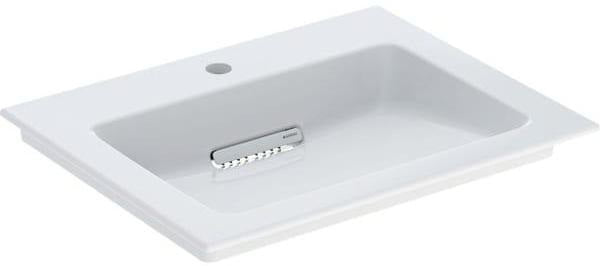 Geberit ONE Möbelwaschtisch 60x48 cm mit CleanDrain, KeraTect, ohne Überlauf, weiß
