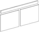 Geberit Renova Plan Schubladen-/Front-Set für Waschtisch, B:55 cm, Hickory Hell