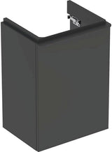 GEBERIT Smyle Unterschrank für Handwaschbecken, 44,2 cm, sandgrau hochglanz, mit 1 Tür rechts