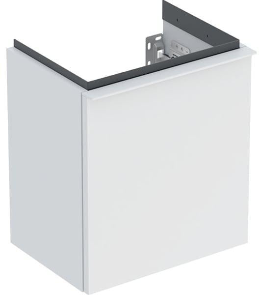 Geberit iCon Unterschrank für Handwaschbecken, 1 Tür rechts, 37 cm, weiß hochglänzend