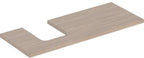 120x3x47cm, Eiche