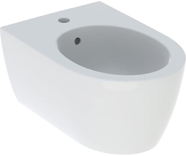 Geberit iCon Wandbidet 53 cm mit Überlauf – weiß, wandhängend, geschlossenes Keramikdesign