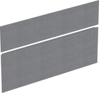 Geberit Xeno2 / Set Schubladenfront für Xeno2 US 2 Schubladen, Breite WT 90 cm, grau