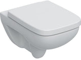 GEBERIT Renova Plan Wand-WC Tiefspüler Set mit WC-Sitz, weiß, 54 cm Tiefe
