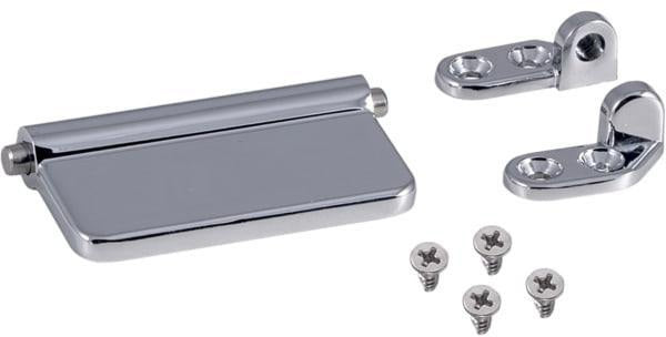 Geberit Set Scharniere für Urinaldeckel Mondo – verchromt, 2 Stück, für Urinale 573310 & 573350