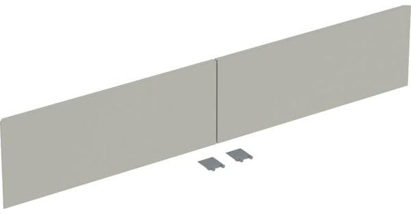 Geberit ONE Schubladenfront-Set für Waschtischunterschrank, 2 Schubladen, weiß hochglänzend, B 135 cm