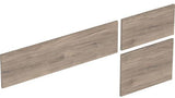 Geberit VariForm Schubladenfront-Set für Waschtisch-Unterschrank, 3 Schubladen, B 135 cm, Weiß Hochglanz