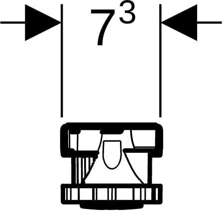 Geberit Set Füße und 4 Traversen 625mm für Duschwannen aus Steinharz, höhenverstellbar