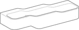 Geberit Bambini Spiel- und Waschlandschaft 140 cm, 3 Waschplätze, ohne Hahnloch, weiß