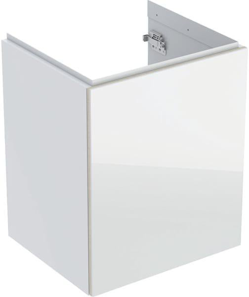Geberit Acanto Unterschrank für Handwaschbecken, 1 Tür, weiß hochglänzend, 44,5 cm