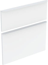 Geberit Smyle Schubladenfront 2er-Set inkl. Griffe, weiß hochglanz, für Waschtisch-Unterschrank 60 cm
