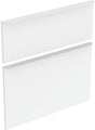 Geberit Smyle Schubladenfront 2er-Set inkl. Griffe, weiß hochglanz, für Waschtisch-Unterschrank 60 cm