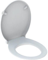 GEBERIT Renova Comfort WC-Sitz barrierefrei, antibakteriell, karminrot – Befestigung von oben