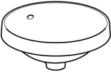Geberit VariForm Einbauwaschtisch rund 40 cm, weiß, KeraTect, ohne Hahnloch, mit Überlauf