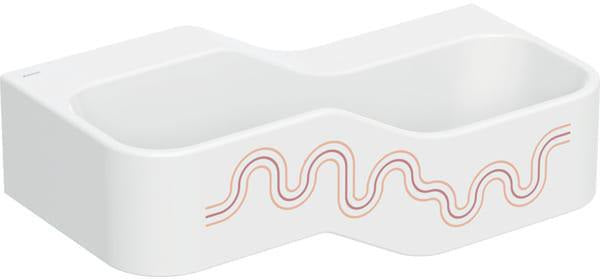 Geberit Bambini Spiel- und Waschlandschaft 900 mm, 2 Waschplätze, ohne Hahnloch, grün