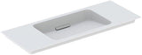 GEBERIT ONE Möbelwaschtisch 105x40 cm CleanDrain KeraTect weiß mit Blende
