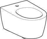 Geberit ONE Wandbidet geschlossene Form weiß KeraTect – wandhängend, verdeckte Befestigung