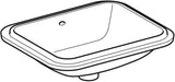 GEBERIT VariForm Unterbauwaschtisch 53x44 cm weiß KeraTect ohne Hahnloch
