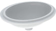 Geberit VariForm Unterbauwaschtisch oval 49,5 cm weiß KeraTect ohne Hahnloch