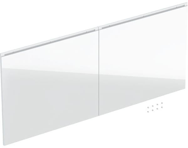 Geberit Acanto Schubladenfronten Set für Waschtischunterschrank 120 cm, weiß hochglänzend