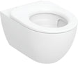 Geberit Acanto Wand-WC Set mit TurboFlush, KeraTect und WC-Sitzring, Tiefspüler, 53 cm