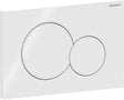 Geberit Sigma01 Betätigungsplatte rund 2-Mengen-Spülung weiß glänzend, 10er-Pack