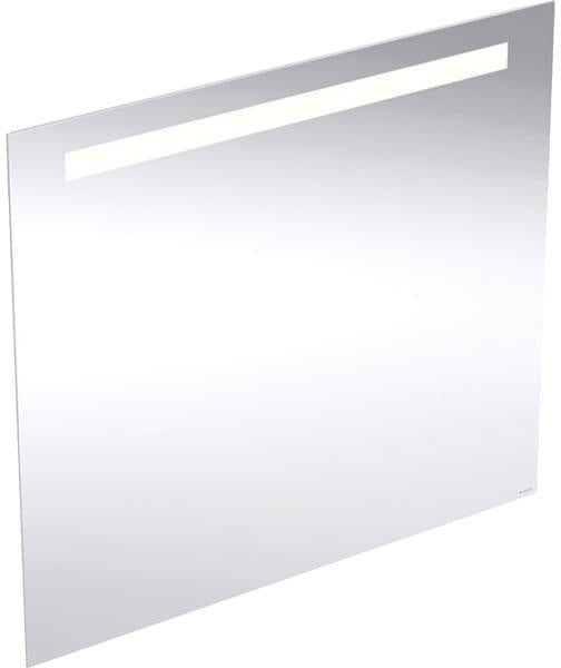 Geberit Option Basic Lichtspiegel eckig 50x70cm mit LED-Beleuchtung oben, Aluminium eloxiert