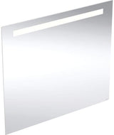Geberit Option Basic Lichtspiegel eckig 50x70cm mit LED-Beleuchtung oben, Aluminium eloxiert