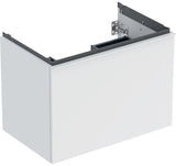 Geberit Acanto Waschtischunterschrank 75 cm Nussbaum mit Schublade & Innenschublade