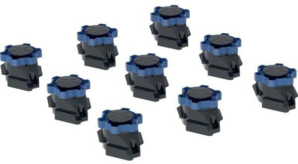 GEBERIT Set Füße niedrig (9 St.) für Duschwanne bis 140 cm – höhenverstellbar 60–120 mm